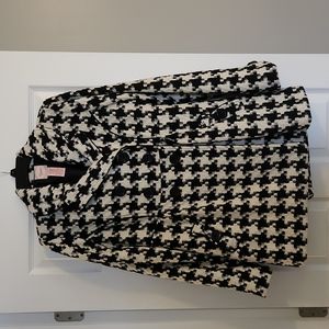 Black and White Pea Coat